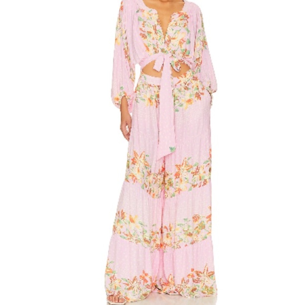 X REVOLVE Paradise Jumpsuit in Sugar Magnolia (sold out)